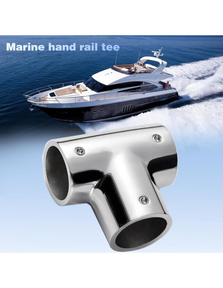 Accesorio T para Pasamanos YANYUCB Acero Inoxidable 316 2 Unidades