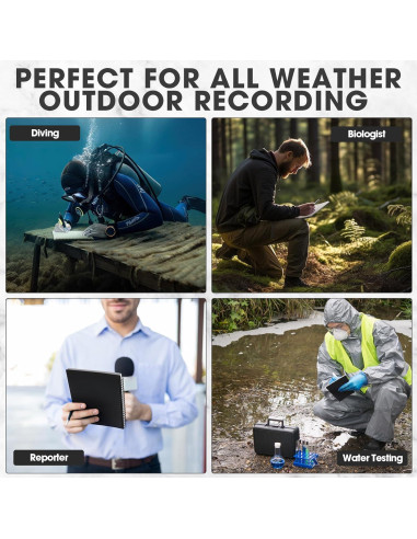 Paquete de 12 Cuadernos Impermeables Saypacck A5 Cuadriculados