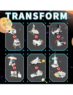 Juguete de Construcción DADMCFD Transbordador Espacial 25 en 1 2