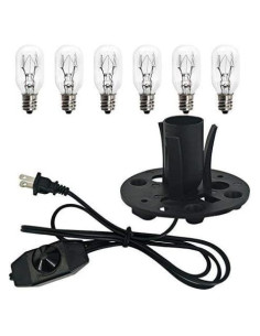 Cable para Lámpara de Sal del Himalaya Smart Eagle Tech con 6 Bombillas E12