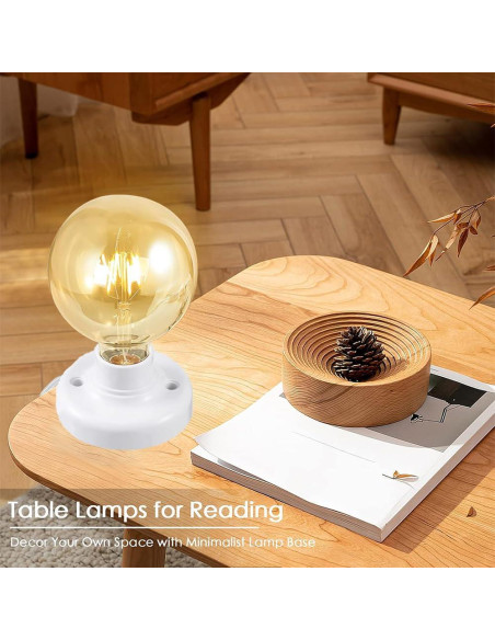 Base de lámpara colgante KODBPJ E26/E27 4.57m con interruptor