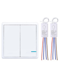 Kit Interruptor y Receptor Inalámbrico Thinkbee IP66 600m