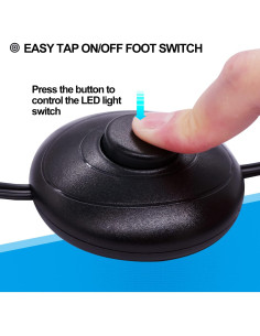 Interruptor de Pedal de Pie Twidec N-012-1.8MX 1.8m 3A 2