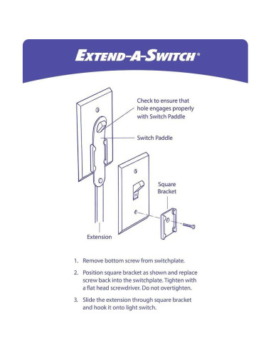 Extensor de Interruptor de Luz para Niños - Paquete de 2