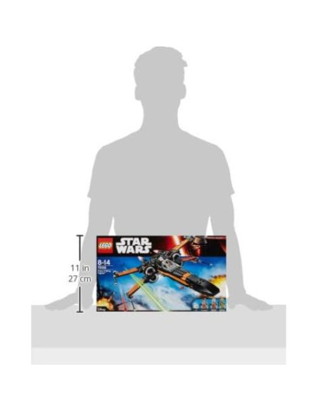LEGO Star Wars Caza Estelar de Poe 75102 - 3 Minifiguras