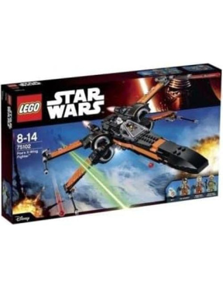 LEGO Star Wars Caza Estelar de Poe 75102 - 3 Minifiguras
