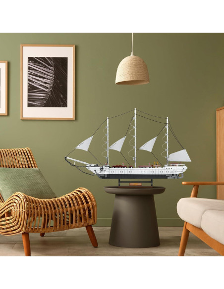 JMBricklayer Barco de Construcción 40104 - Velero Cisne 66cm