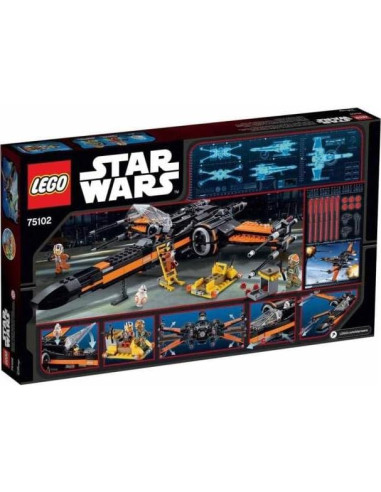 LEGO Star Wars Caza Estelar de Poe 75102 - 3 Minifiguras