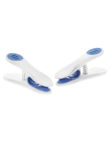 Conjunto de 10 pinzas de ropa Whitmor Soft Touch antideslizantes