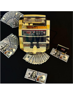 Contador de Billetes Upromax Dorado UV/MG - 900 Notas/min 2