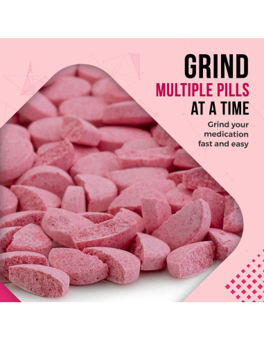 Triturador de Pastillas MEDca - Manual, Acero Inoxidable, Compacto