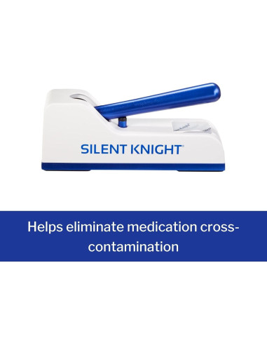 Triturador de Pastillas Silent Knight - Manual, Metal, 27.4x9.1cm
