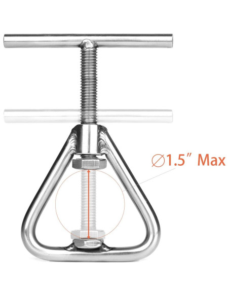 Cascanueces Anwenk de Acero Inoxidable para Nueces 3.81 cm