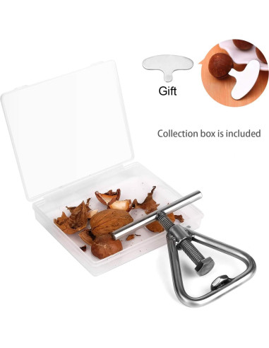 Cascanueces Anwenk de Acero Inoxidable para Nueces 3.81 cm