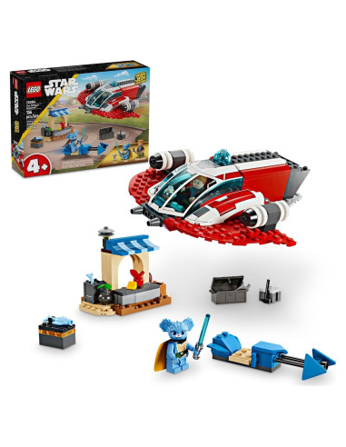 LEGO Star Wars Fénix Carmesí 75384, Set de Inicio 136 Piezas