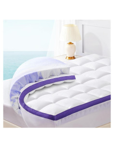 Colchón Topper Reina ChiXpace Espuma Viscoelástica 10 cm
