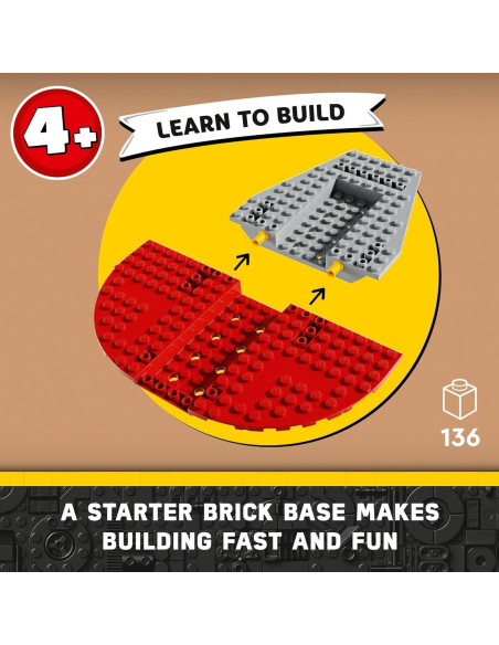 LEGO Star Wars Fénix Carmesí 75384, Set de Inicio 136 Piezas