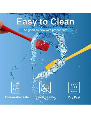 Set de 4 Brochas de Silicona IST para Sazonar y Untar