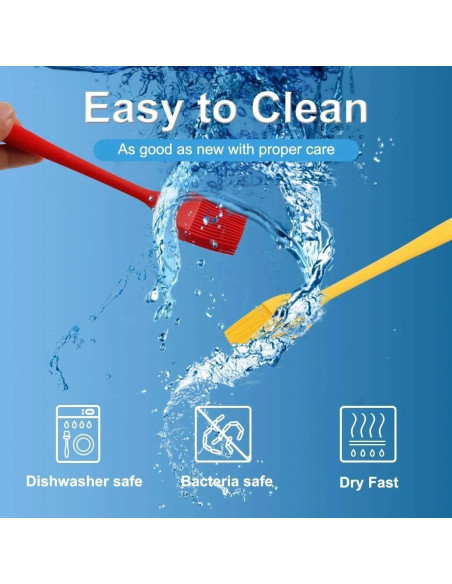 Set de 4 Brochas de Silicona IST para Sazonar y Untar