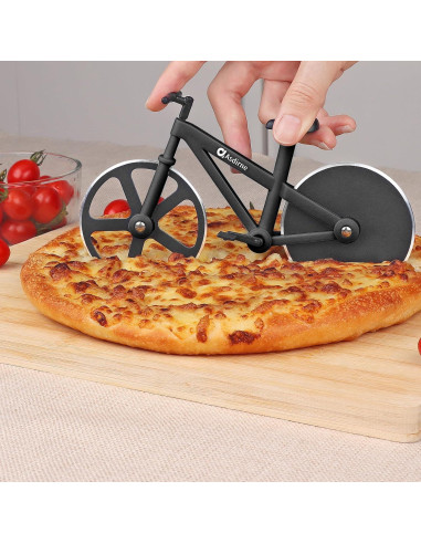 Cortador de Pizza Asdirne Bicicleta Acero Inoxidable 19 cm