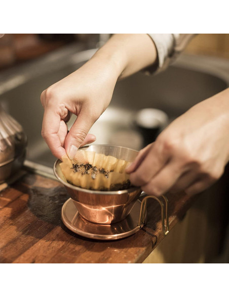 Filtros de Café de Canasta Sihuuu 100 Pcs 1-4 Tazas Ecológicos