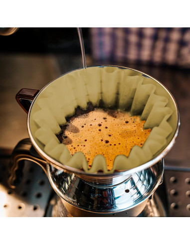 Filtros de Café de Canasta Sihuuu 100 Pcs 1-4 Tazas Ecológicos