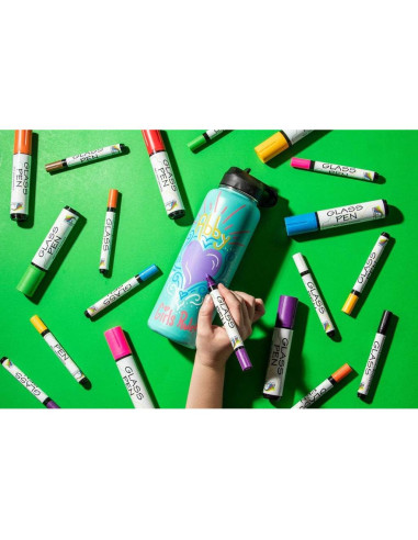 Marcador de Tiza Líquida para Ventanas Arcoíris 15mm Blanco