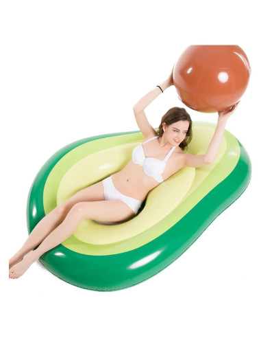 Flotador Inflable Aguacate Jasonwell XL 165x124cm para Niños y Adultos