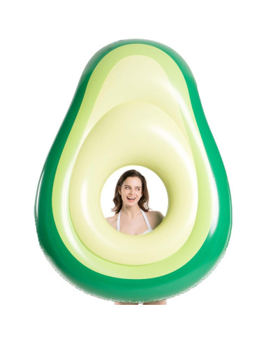 Flotador Inflable Aguacate Jasonwell XL 165x124cm para Niños y Adultos