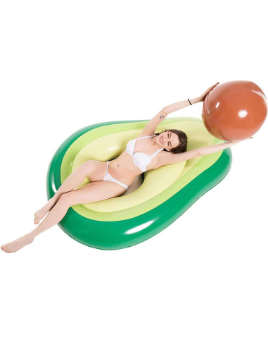 Flotador Inflable Aguacate Jasonwell XL 165x124cm para Niños y Adultos
