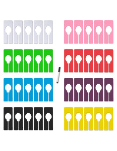 Divisores de Closet Colgantes MaehSab 40 Pcs Multicolor