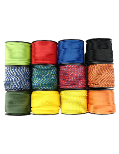 Cuerda de Nylon Trenzada 3mm 164ft Vivianbuy Verde Militar