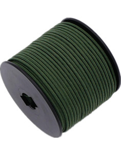 Cuerda de Nylon Trenzada 3mm 164ft Vivianbuy Verde Militar 2