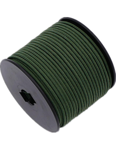 Cuerda de Nylon Trenzada 3mm 164ft Vivianbuy Verde Militar