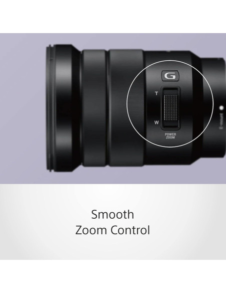 Lente Sony SELP18105G E PZ 18-105mm F4 G OSS Negro