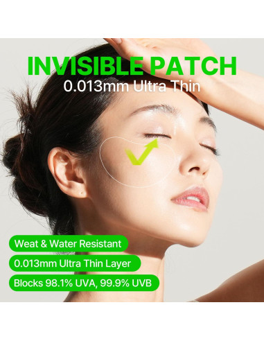 Parche Solar FRANZ UPF 50+ 5 Pares - Protección UV y Antienvejecimiento