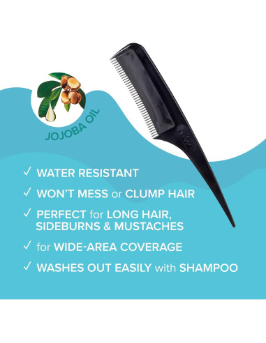 Peina Retoque Rápido KISS Tinte Temporal Negro 19cm