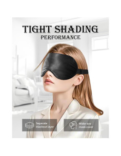 Máscara de Sueño de Seda Morera SoftSleep - Antifaz Bloqueador de Luz 2