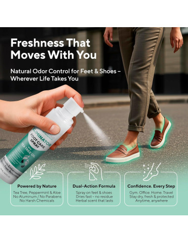 Spray Desodorante para Pies Lavinso con Aceite de Árbol de Té - 113g