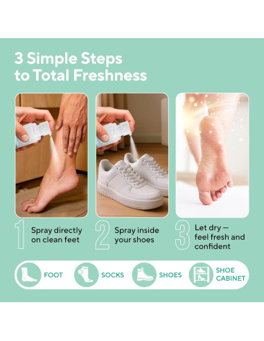 Spray Desodorante para Pies Lavinso con Aceite de Árbol de Té - 113g