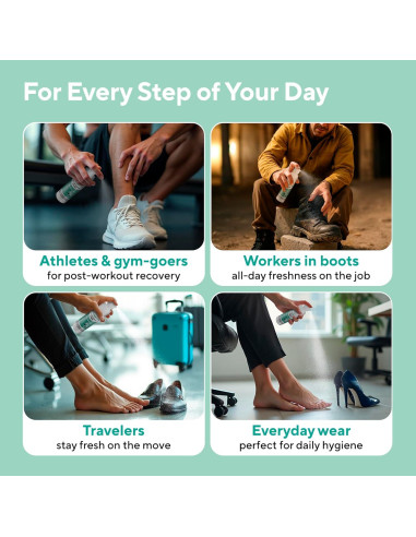 Spray Desodorante para Pies Lavinso con Aceite de Árbol de Té - 113g