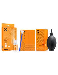 K&F Concept Kit de Limpieza de Sensor DSLR 24mm + 20ml Líquido