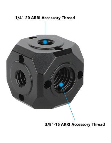 Adaptador de tornillo para trípode CAMVATE Magic Cubic 3525