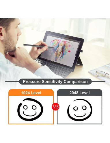 Bolígrafo Digital Tesha M-Pen para Lenovo con 2048 Niveles