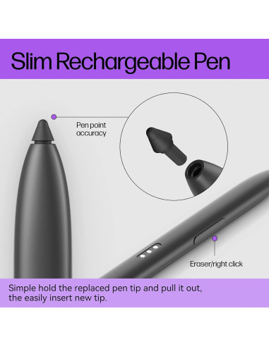 Bolígrafo Digital Tesha M-Pen para Lenovo con 2048 Niveles