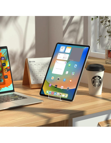 Paquete de 4 Soportes de Acrílico Suneerplay para Libros y Postales