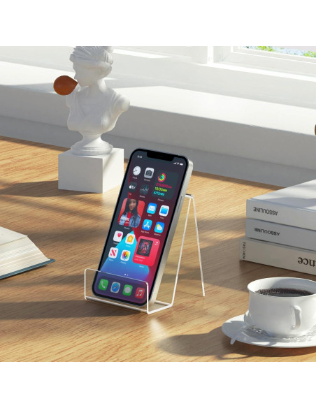 Paquete de 4 Soportes de Acrílico Suneerplay para Libros y Postales