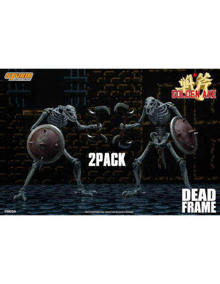 Muñecos articulados Storm Collectibles Golden Axe Dead Frame 2PK
