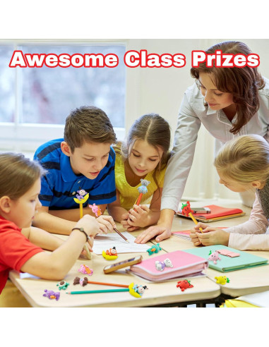 30 Gomas de Borrar Animales Inn Diary - Divertidas y 3D