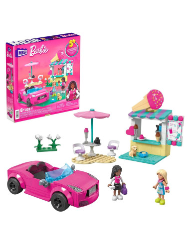 Set de Construcción Mega Barbie Convertible y Puesto de Helados
